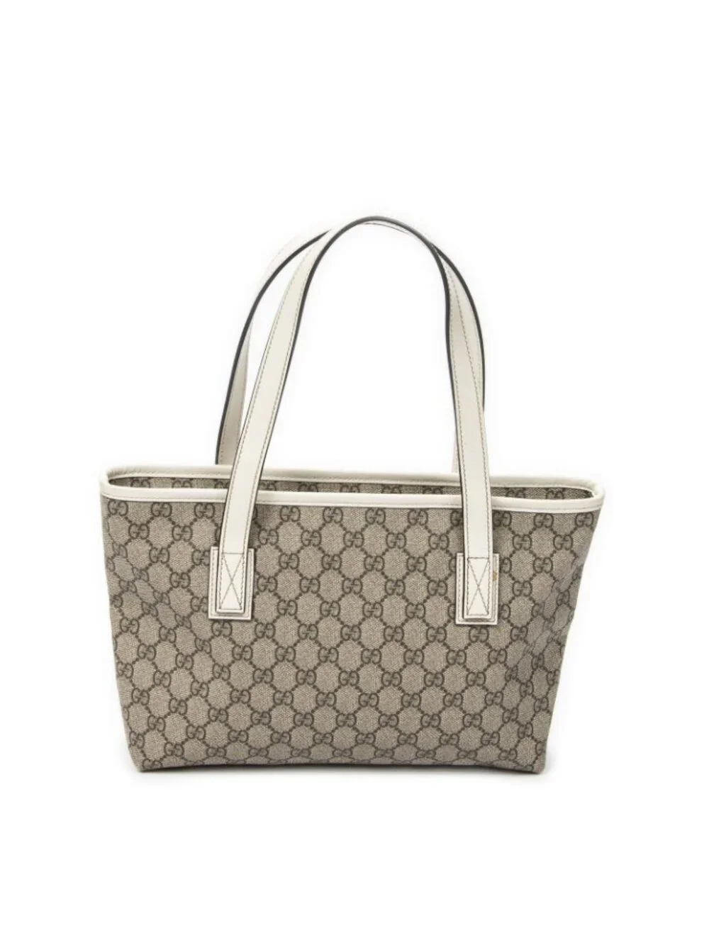 Gucci Small Joy Tote Beige Ivory Supreme Canvas